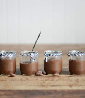 crème soyeuse au tofu et au chocolat