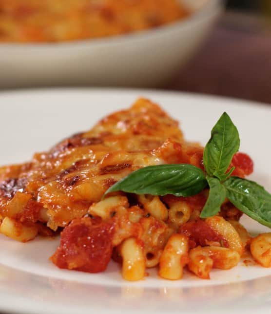 macaroni gratiné sauce rosée