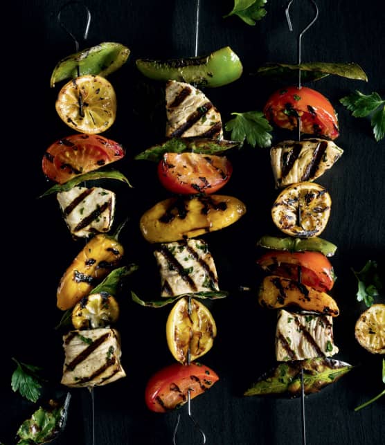 kebabs d'espadon Pandeli