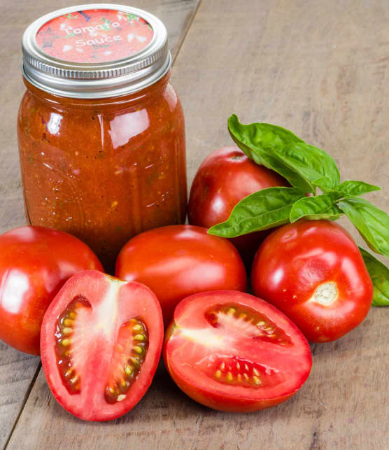 coulis de tomates en pot et sauce tomate
