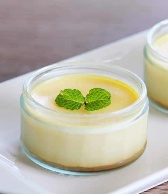 panna cotta au dulce de leche