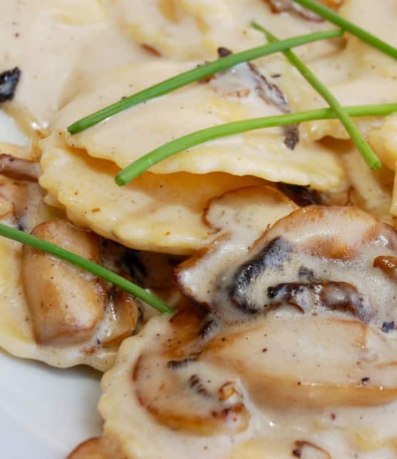 raviolis farcis aux girolles