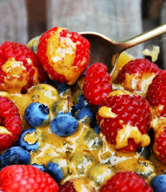 sabayons sur fruits des champs