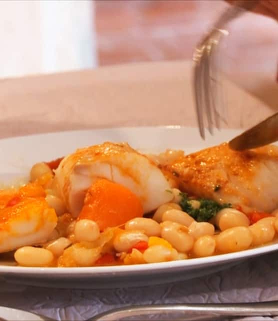 cocos de Paimpol aux trois poissons