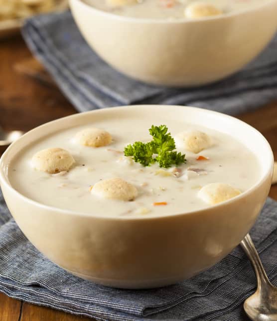 soupe aux palourdes du Nouveau-Brunswick