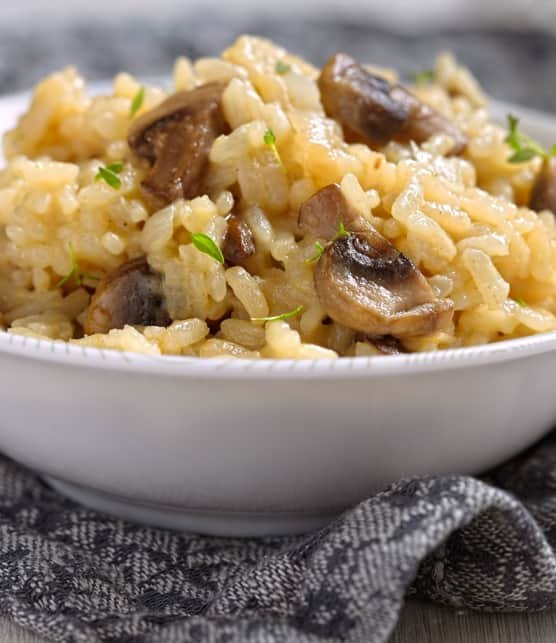 risotto aux champignons et au fromage « Le Gré des champs »