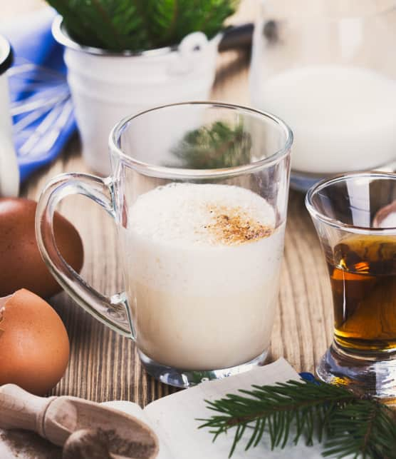 lait de poule à l'érable, orange et au pamplemousse