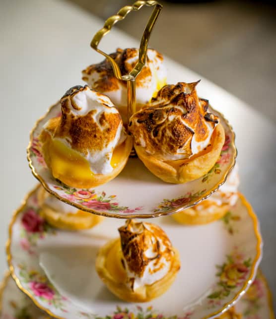 tartelettes pamplemousse et meringue brûlée