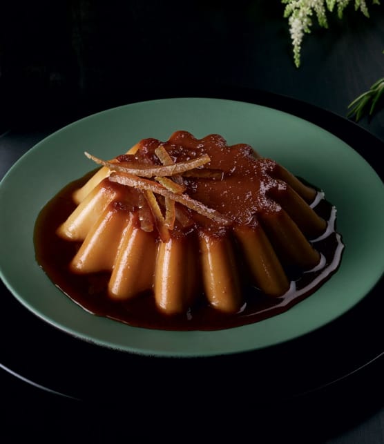flan à l'orange et à la courge Butternut
