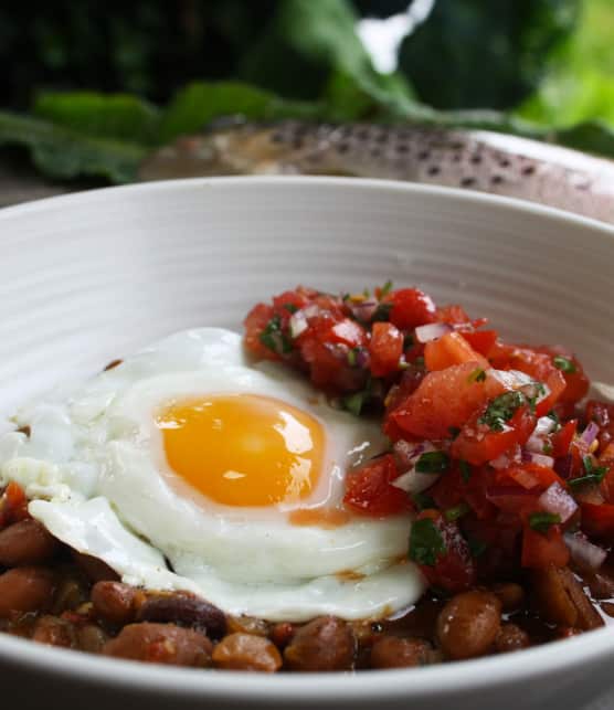 recettes de haricots mexicains et salsa épicée