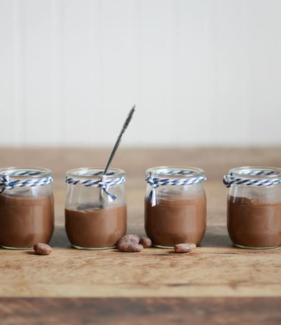 crème soyeuse au tofu et au chocolat