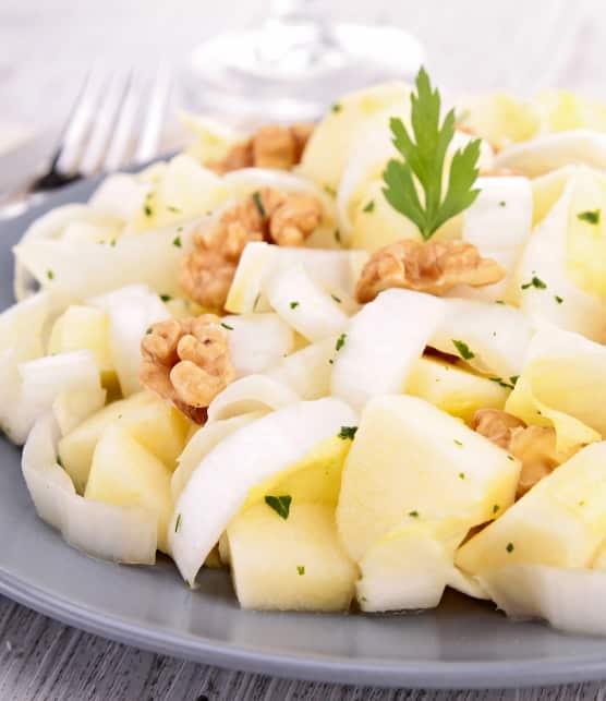salade d'endives, de pommes et de noix