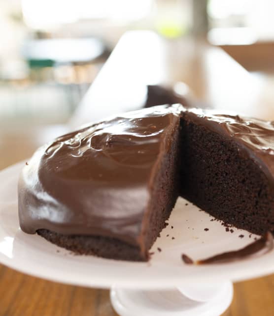 Gâteau au chocolat et à la bière