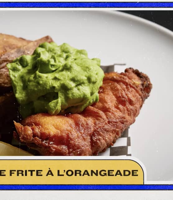 L'avant-match des foodies - Morue frite à l'orangeade