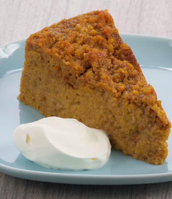 Pouding au pain d'épices et à la citrouille
