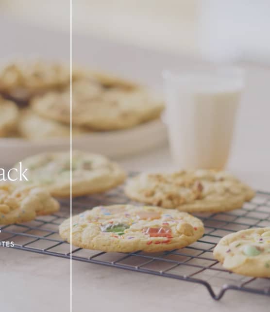 Trois fois par jour & vous - Biscuits de fond de sac de snack