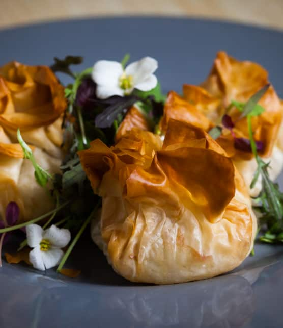 Baluchons de poulet au camembert