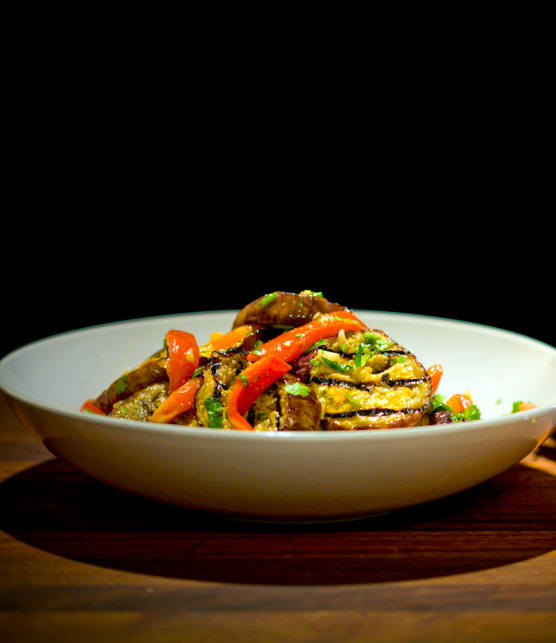 Salade d'aubergines à la marocaine