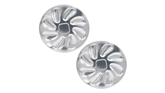 Assiettes à huîtres en acier inoxydable