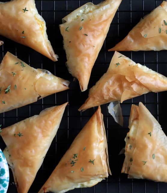 Feuilletés aux épinards spanakopitas