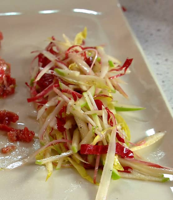 salade d’endives et de pommes Granny Smith