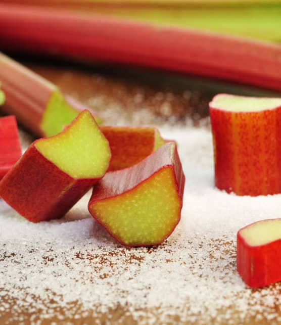 Rhubarbe au sucre de mon enfance