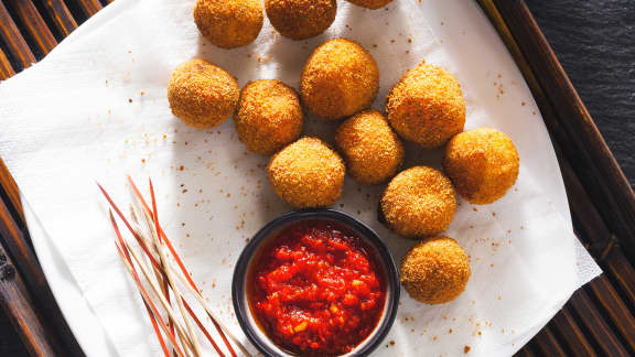 Boulettes de poulet et de légumes