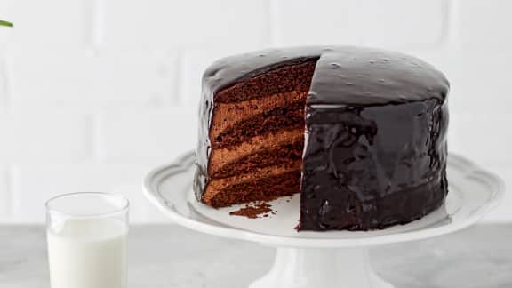 Gâteau à la mousse au chocolat