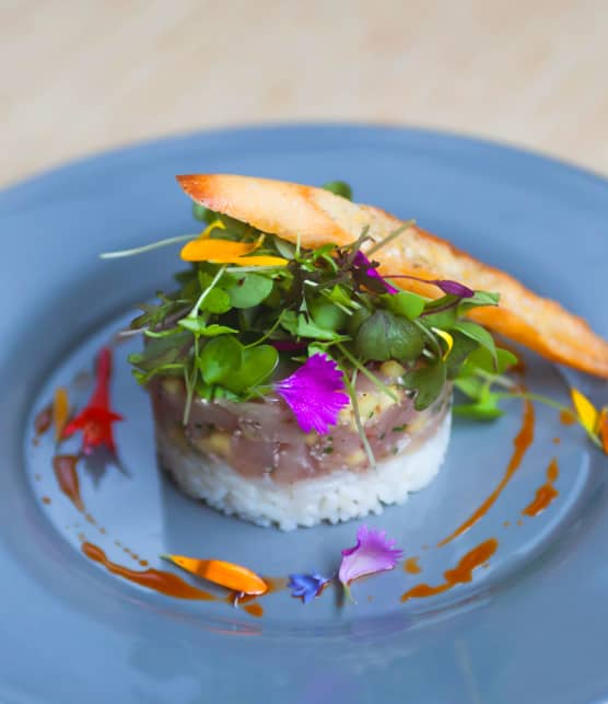 Tartare de thon Albacore à l’ananas