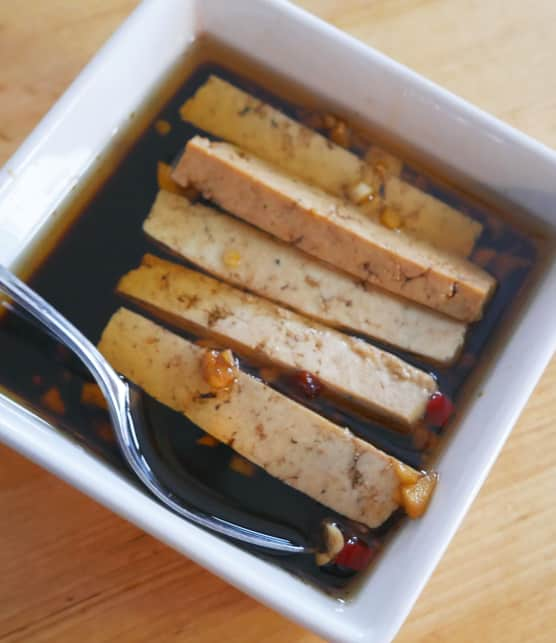 Marinade asiatique pour tofu