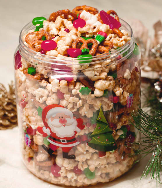 Popcorn surprise au caramel « épices de Noël »