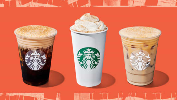 Le latté à la citrouille est de retouuuuuuuur ainsi que le menu d'automne complet chez Starbucks