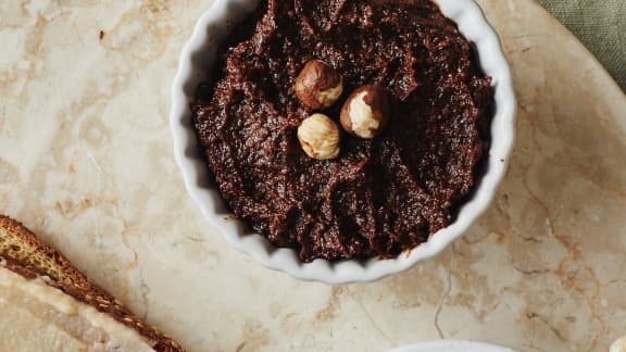 Tartinade de chocolat croustillante