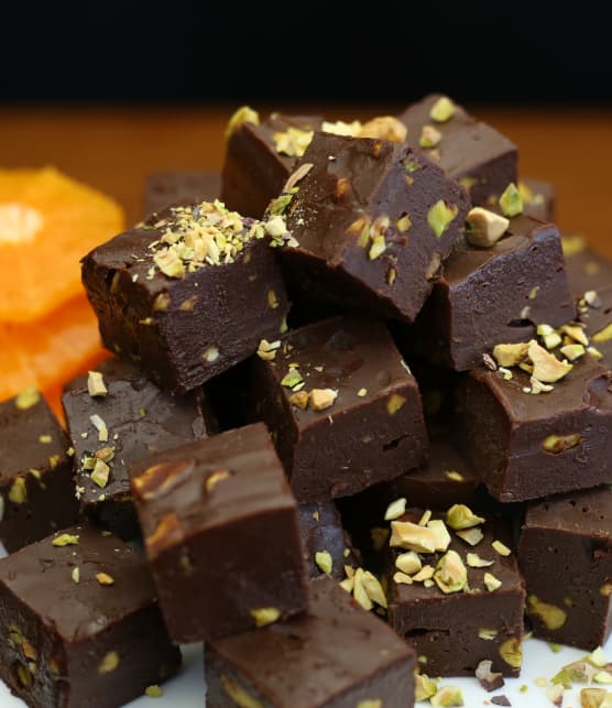 Fudge d’adulte à la liqueur d’orange