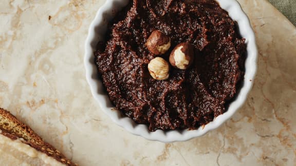 Tartinade de chocolat croustillante