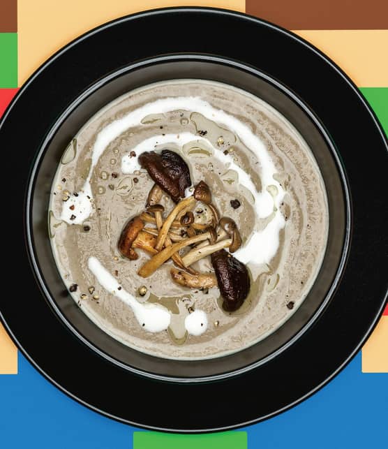 Potage aux champignons « Super Mario »