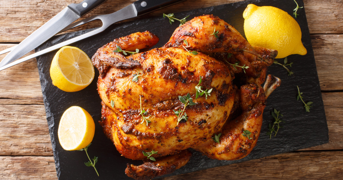 Poulet rôti au four | Zeste