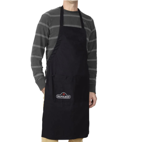 Tablier En Cuir - Tablier BBQ - Tablier De Kok - Tablier De Barbecue Reglable Zwart Rheme